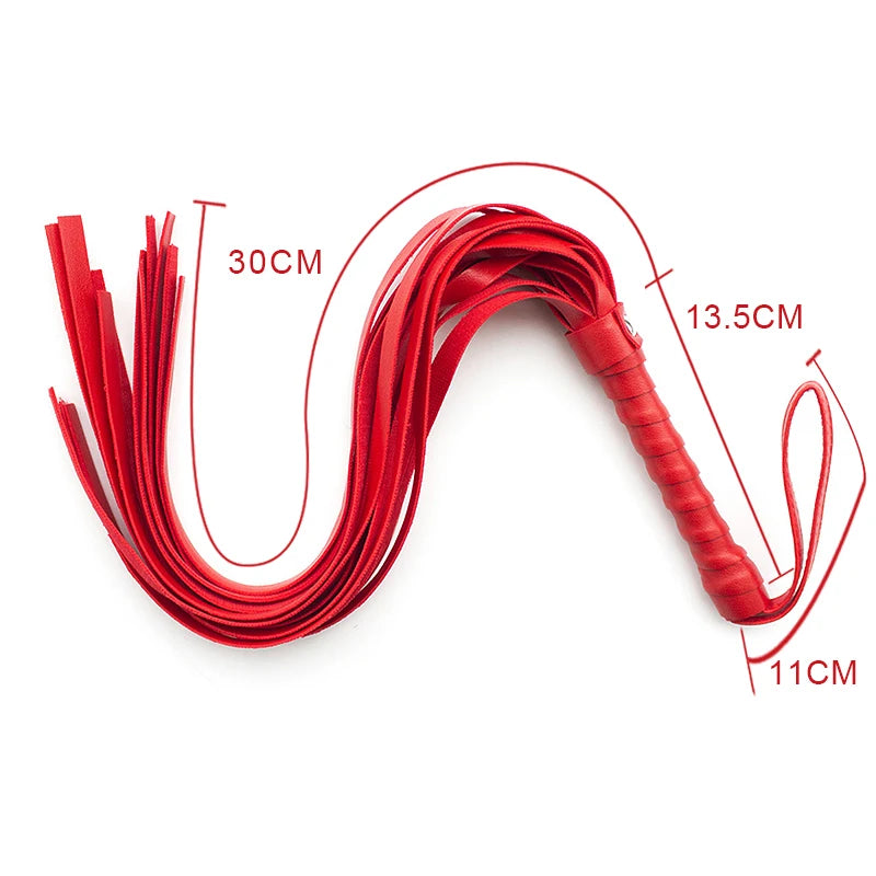 Bdsm Fun Sex Game Leather Whip Couple Role Play Slave Femdom Soft Whip Adult Supplies Flirt Sex Toys For Women Exotic Accessorie