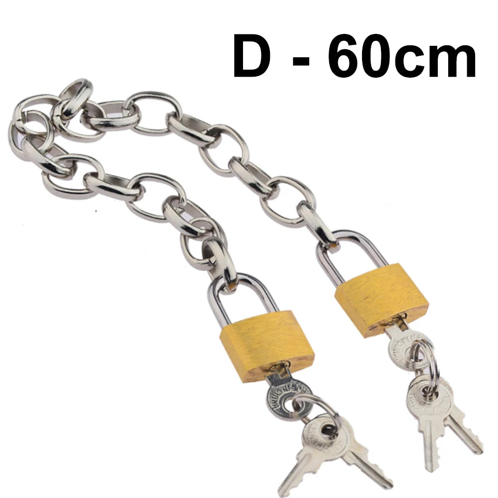 Metal Handcuffs Ankle Cuff Bondage Bracelet Restraints BDSM Adult Game Sex Toys for Couples Erotic Slave Toys Women Men