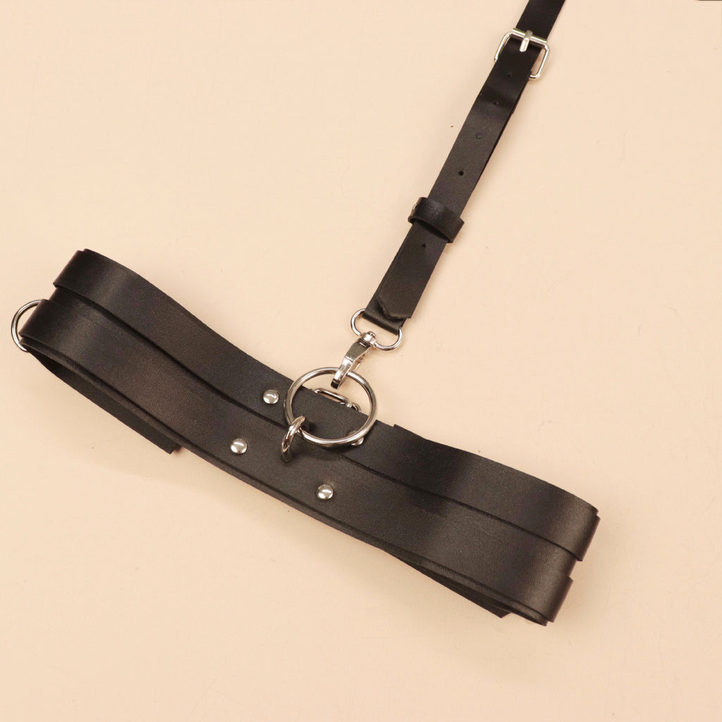 Sexy Bodys Lingerie Woman Leather Harness Bdsm Garter Belt Bondage Thigh Harness Seks Suspenders Strap Belt Stockings Female