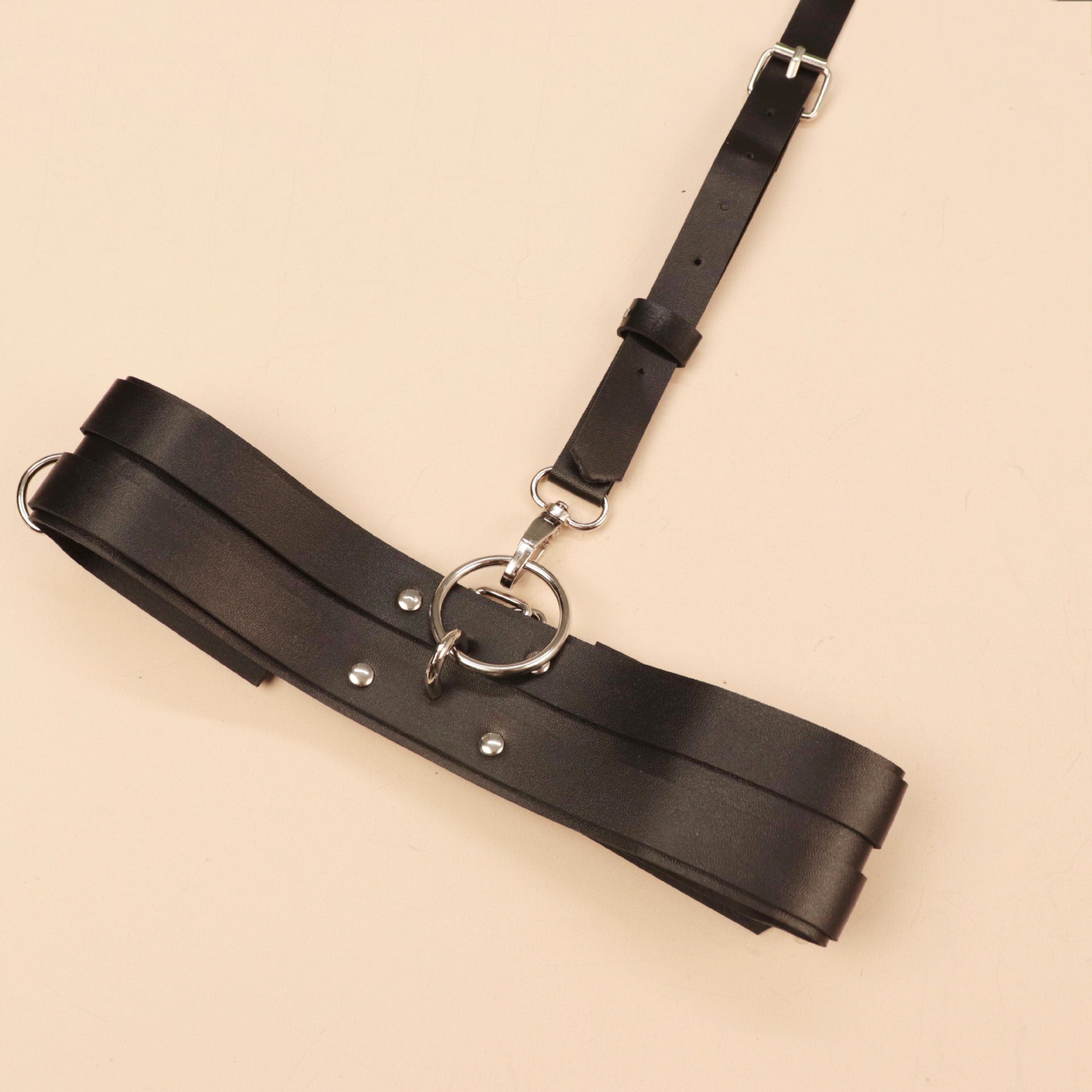 Sexy Bodys Lingerie Woman Leather Harness Bdsm Garter Belt Bondage Thigh Harness Seks Suspenders Strap Belt Stockings Female
