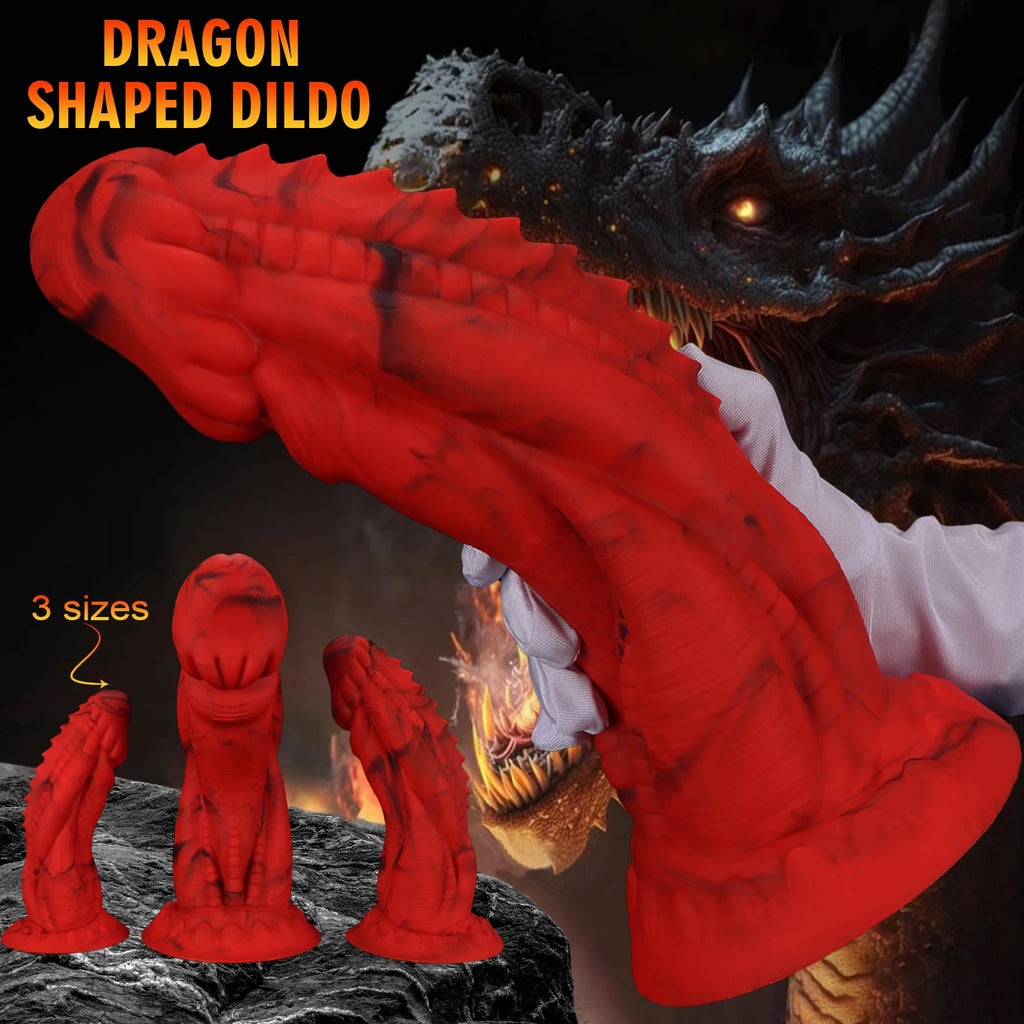 Super Huge Monster Dildo Realistic Soft for Women Couples Dragon Penis Dick Suction Cup Large Anal Dildos Lesbian Sex Toys Gay