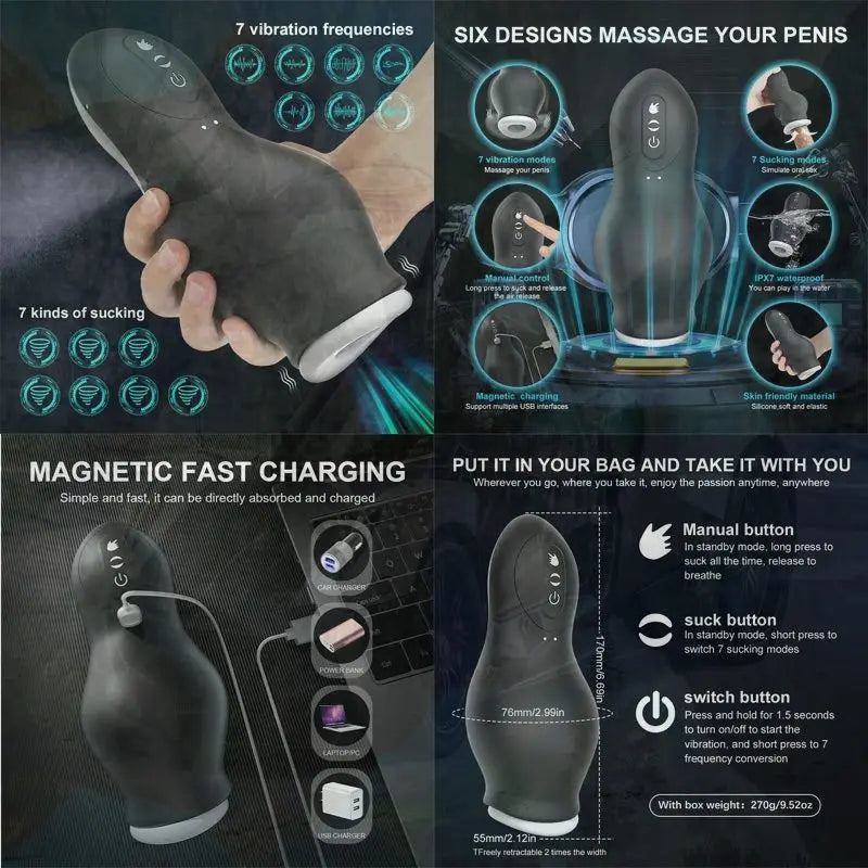 Soft Men's Silicone Usb Toy Vagaina Suction Wagina Japanese Doll Masturbatas Women Vibrator Lovens Masturbstor Most
