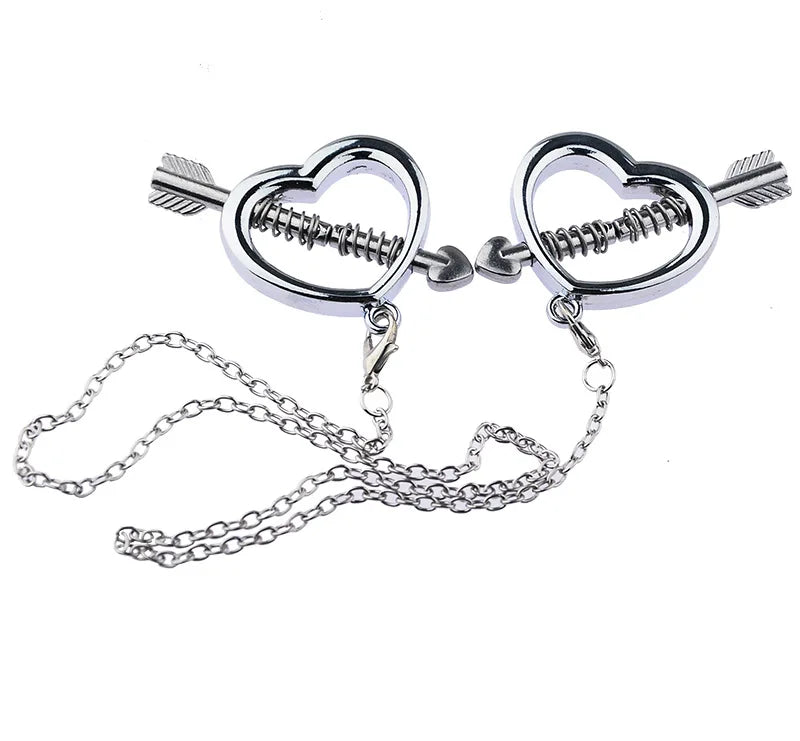 Stainless Steel Adjustable Nipple Clips Erotic Goods Nipple Stimulation Breast Bondage Restraint Fetish Bdsm Sex Toy for Woman