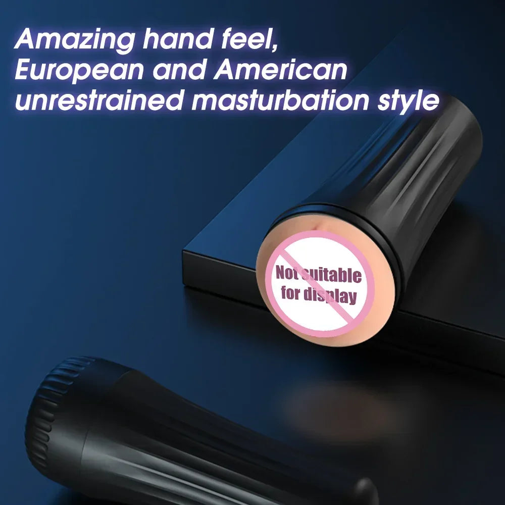 Realistic Rubber Vagina  Soft Pocket  Pussy Deep Throat  Male Masturbator Cup Adult Supplies Sexy Toys for Man JoinJJtoy