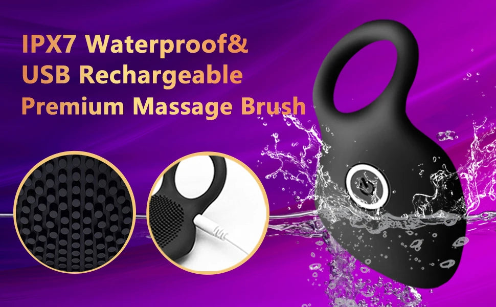 10 Intense Vibrations Cock Ring Vibrator Sex Toys for Men Vibrating Penis Ring Male Toys Cock Ring Vibrator Couples Adult Games