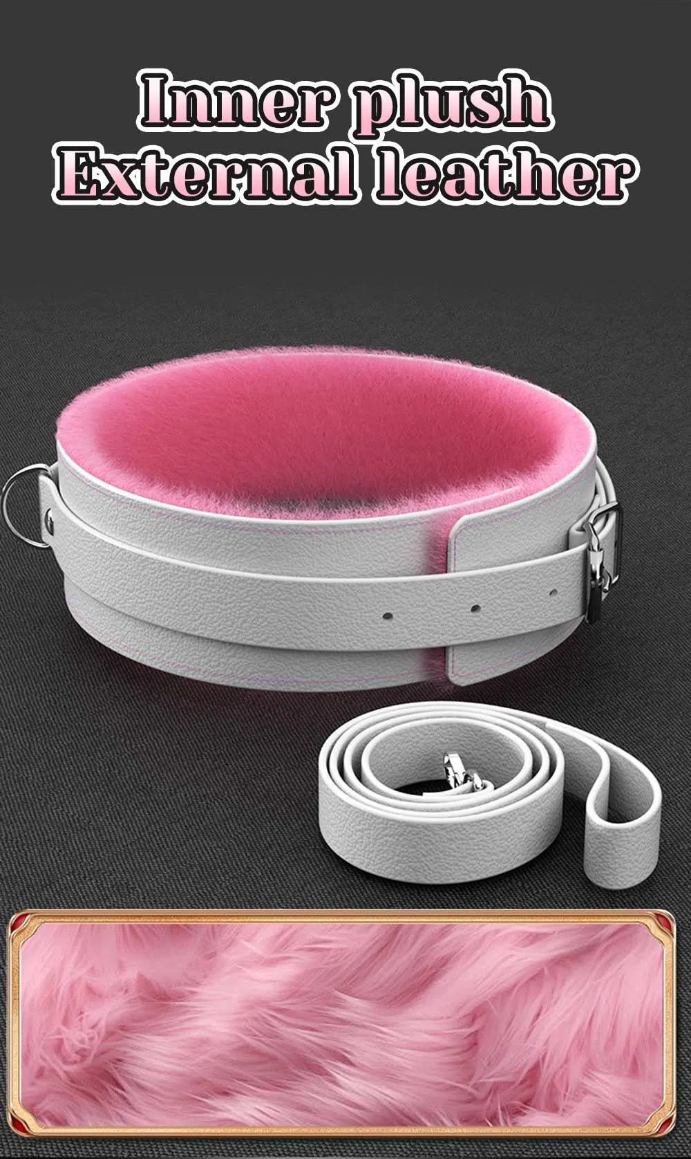 Sex Toys For Woman Couples Handcuffs Set BDSM Bondage Gear Bed Restraints Rope Strap Adult Game Wrists Neck Cuffs & Eye Mask