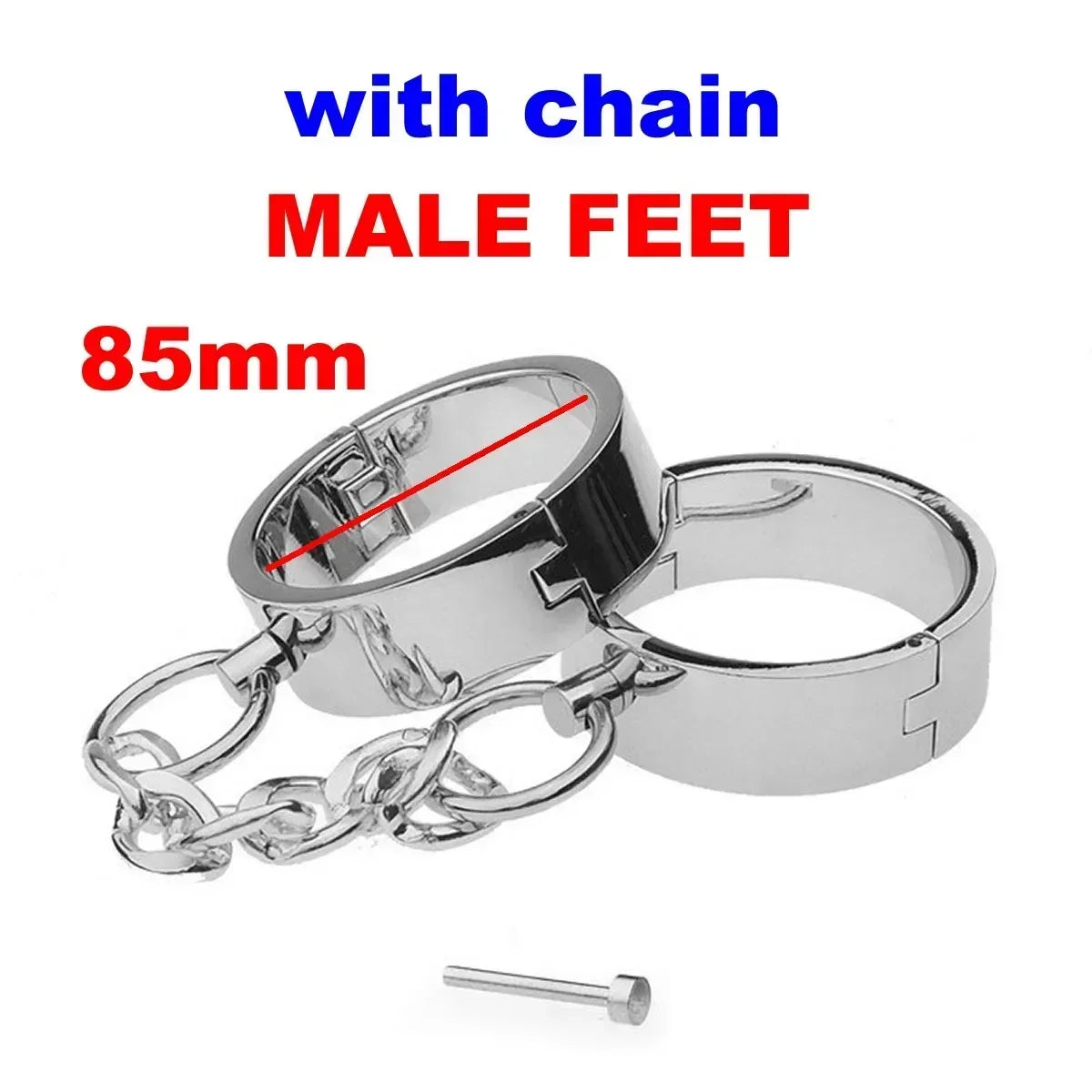Metal Handcuffs Ankle Cuff Bondage Bracelet Restraints BDSM Footcuffs Intimate Adult Game Sex Toys for Couples Sexshop
