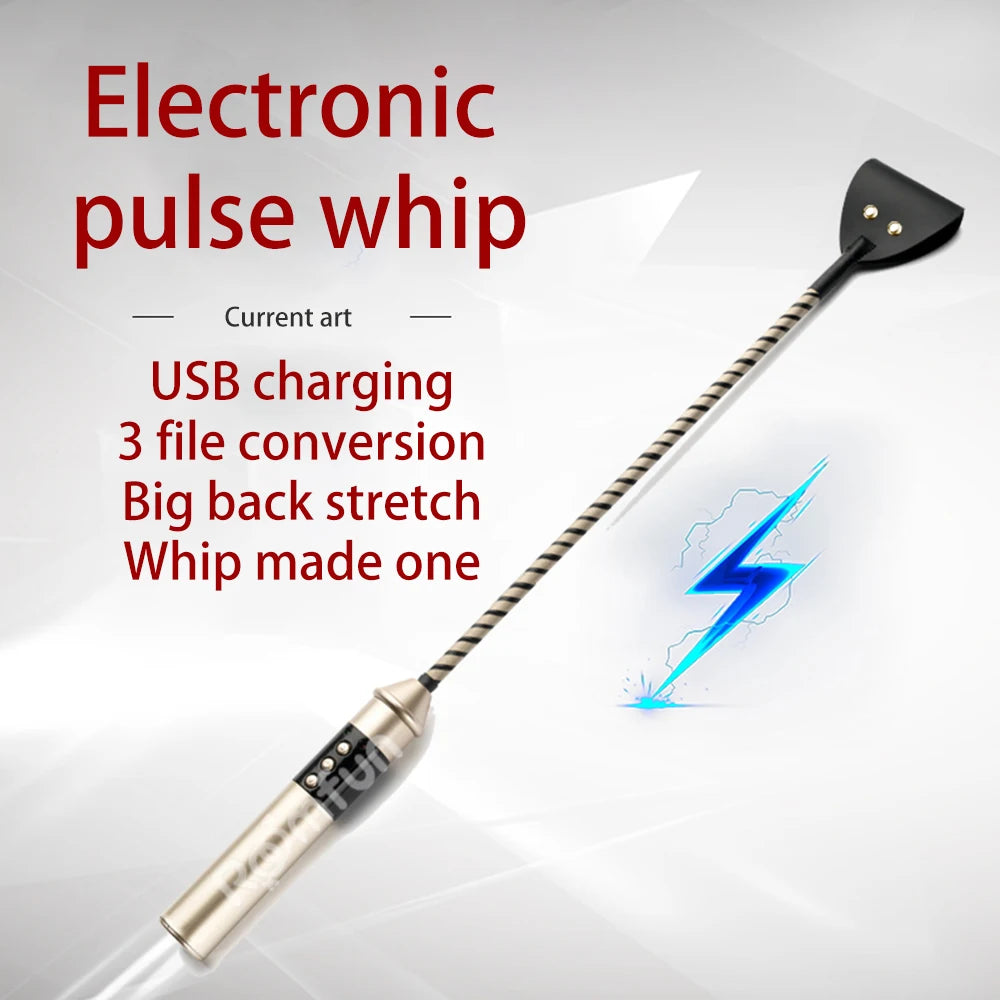 Whip Leash Bdsm Leather Slave Spanking Paddle SM Bondage E-stim Flogger Sex Toys For Couples Adult Game