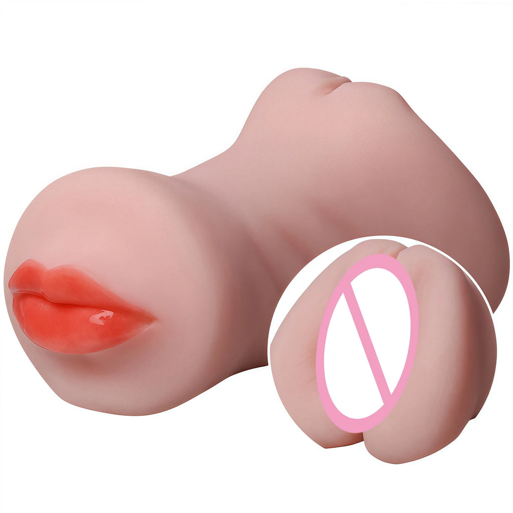Male Stimulation 3 in 1 Pocket Pussy Masturbation Realistic Textured Vagina Tight Anus Real  Blowjob Adult Men Erotic Toys