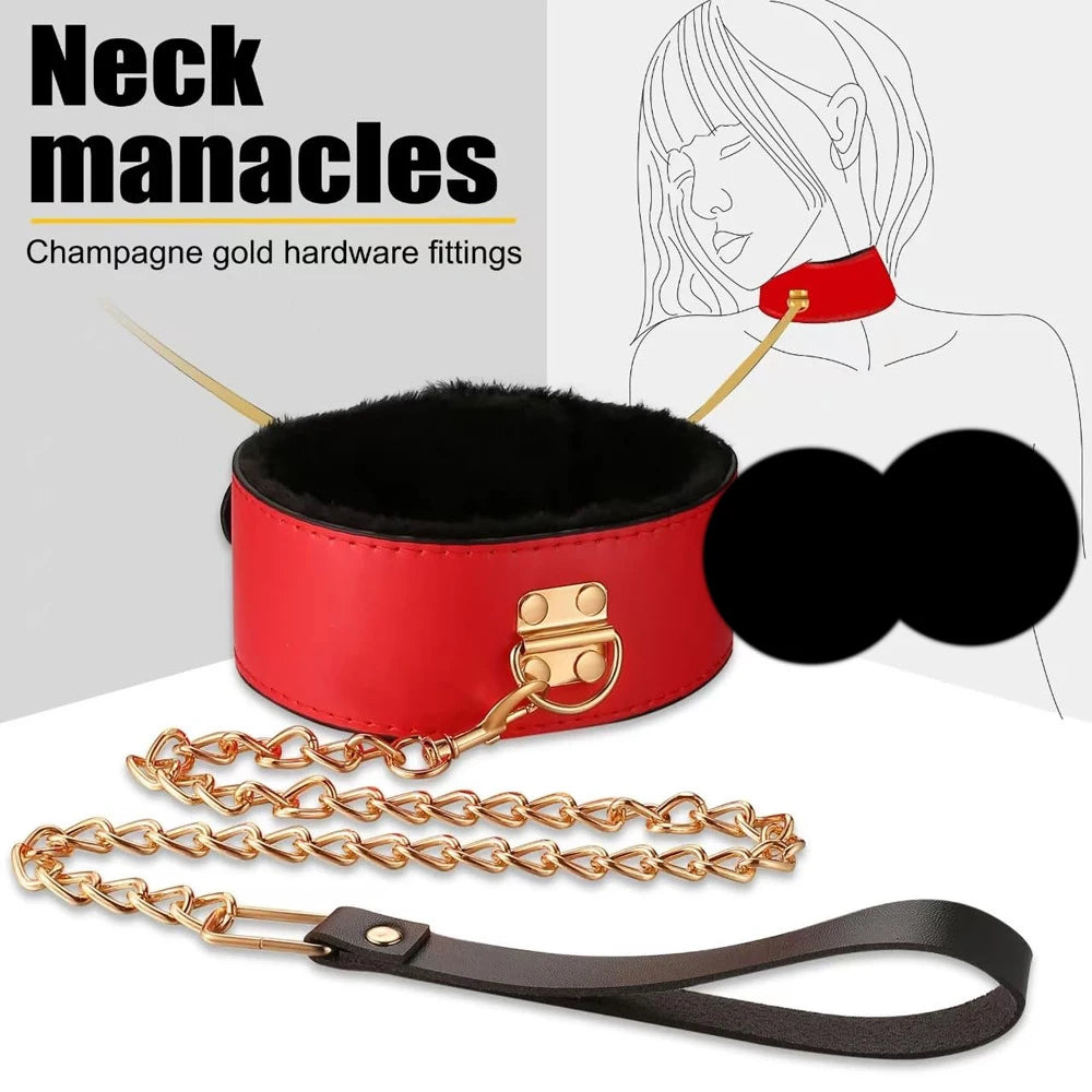 BDSM Adjustable Straps Bed Restraints Sex Bondage Kit For Couple Handcuffs Ankle Cuffs With Bondage Set SM Adult Games Sex Toys