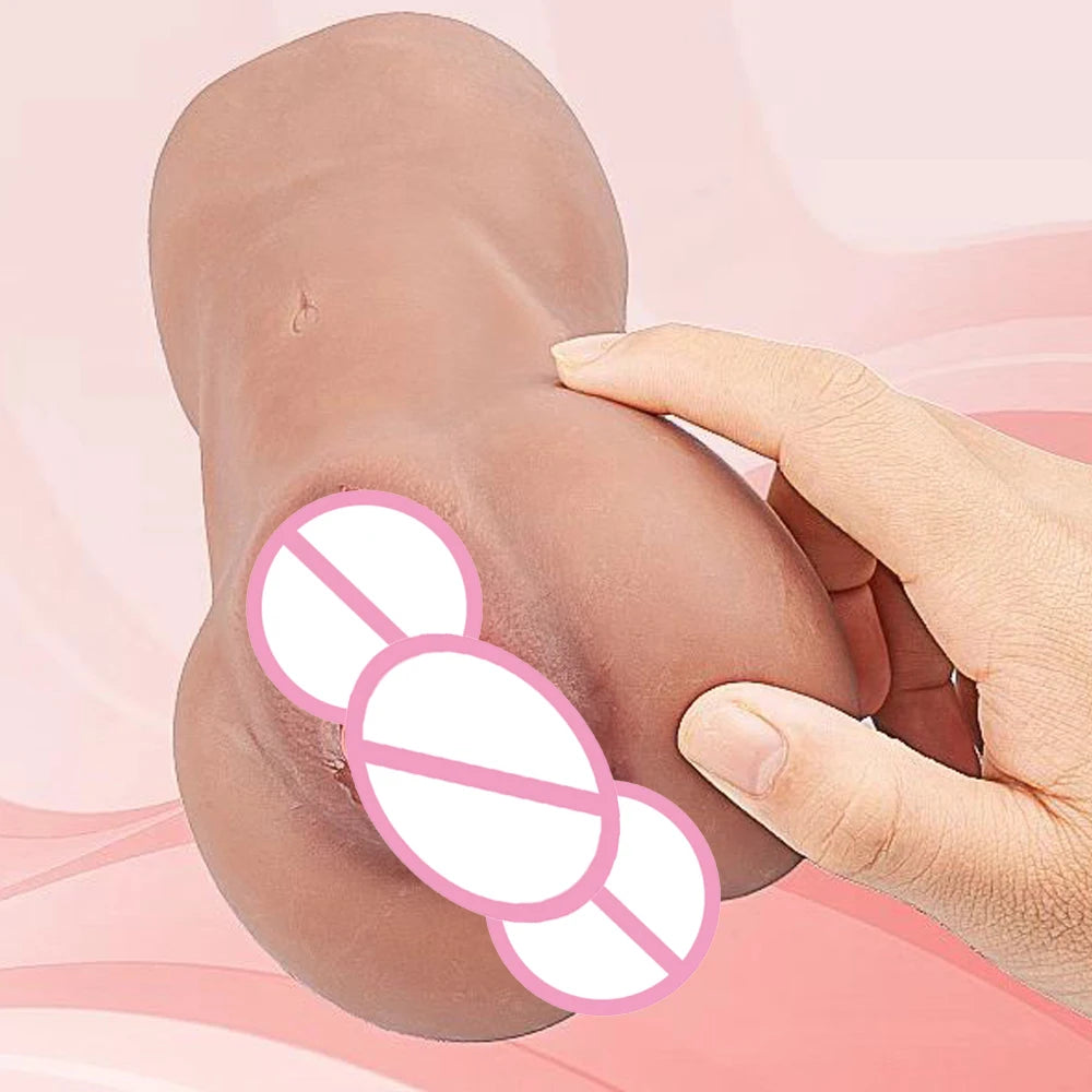 Sex Toys For Men Realistic Vagina Sexual Doll For Real Men Artificial Silicone Pocket Pussy Sucking Masturbator Erotic Toys