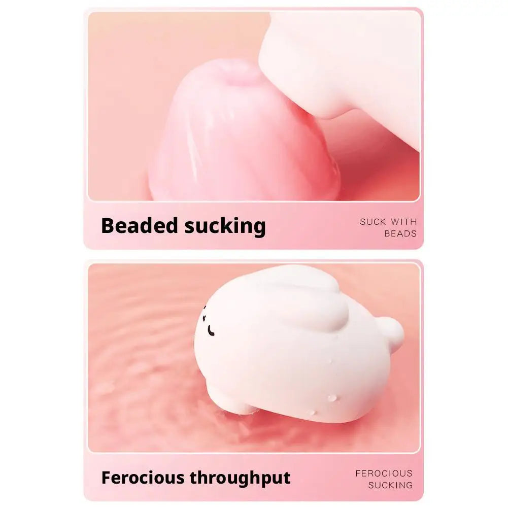 Sucking Vibrator For Women Clitoris Massage Cute Cartoon Rabbit Nipple Stimulator Massager Masturbation Sex Toys Adult Goods