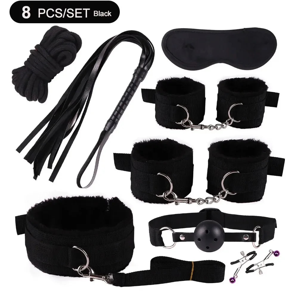 Sex toys for women BDSM sexual couples kit erotic accessories handcuffs for session Anal plug sex game Adult Sexy Toys sexy shop