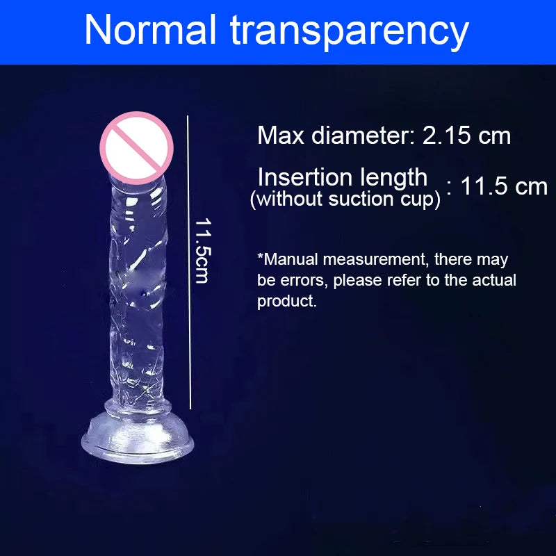 Realistic Dildo Jelly Penis Suction Cup Dildo 7 Size Female Masturbator Clitoral Stimulator Big Dick Lesbian Sex Toys For Women