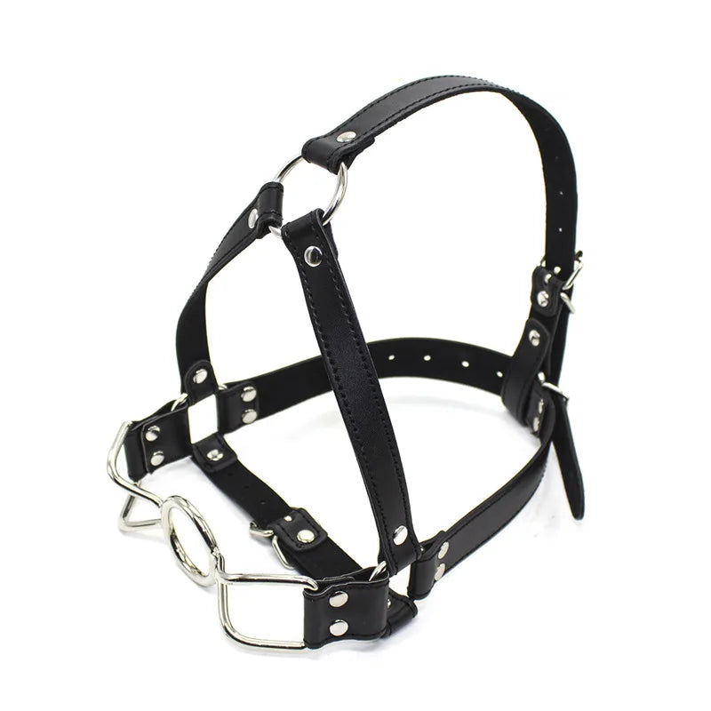 Harness Gag Spreader Bdsm Open Mouth Gags Metal Claw Hook Force For Women Couples BDSM Bondage Wips Erotic Oral Sex Accessories