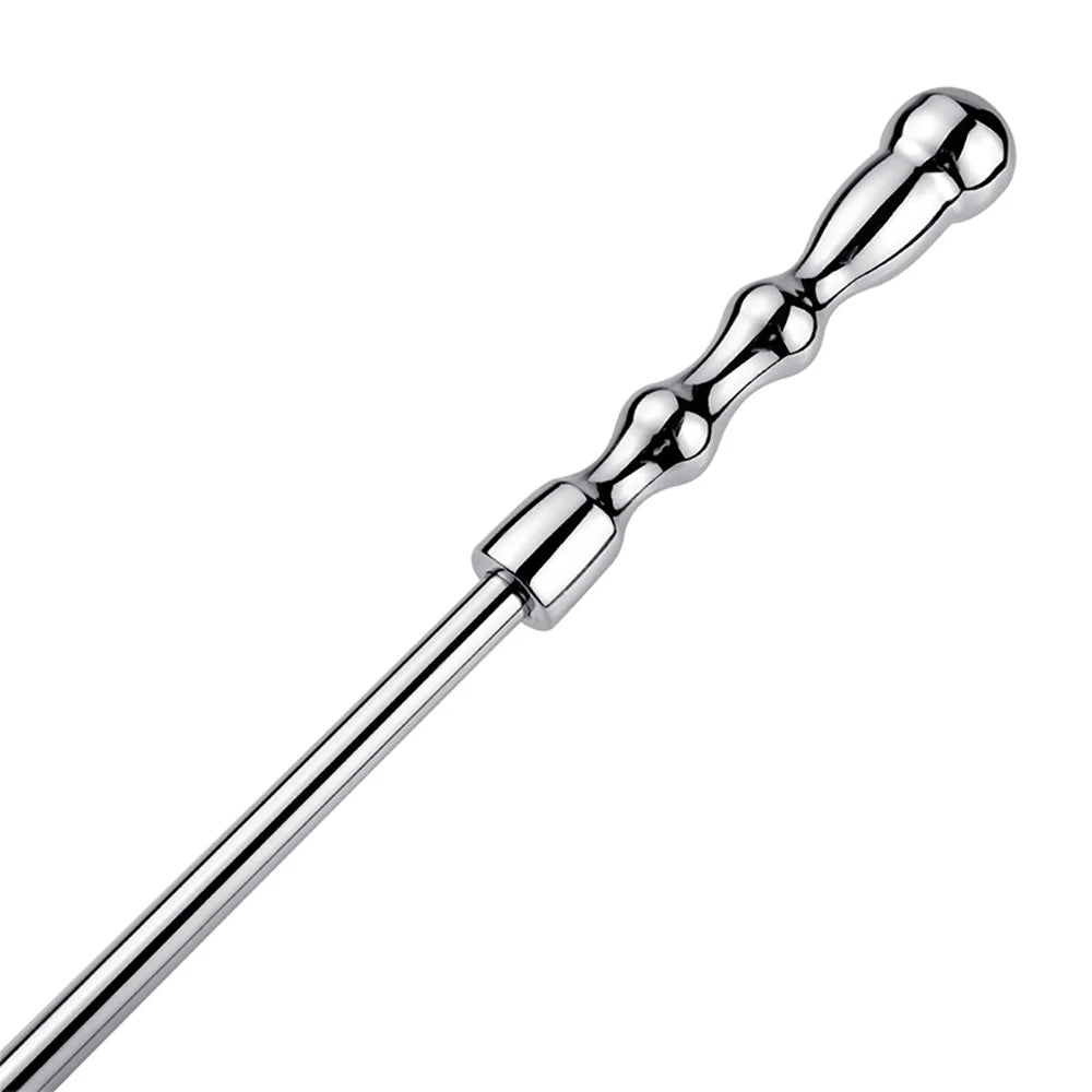 Male Stainless Steel Anal Plug Butt Anal Beads G Spot Wand Male Prostate Massage Stick Double Dildo Vagina Adult Sex Toys
