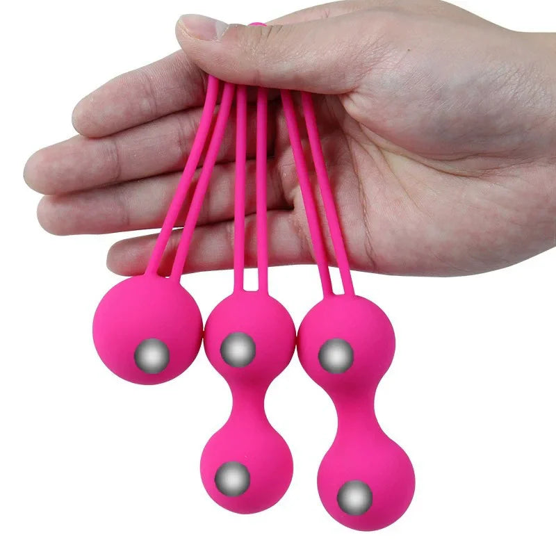 Silicone Vaginal Balls Sex Toys For Women Vagina Tighten Exercise Chinese Kegel Balls Vibrator Pelvic Ben wa Balls Anal balls