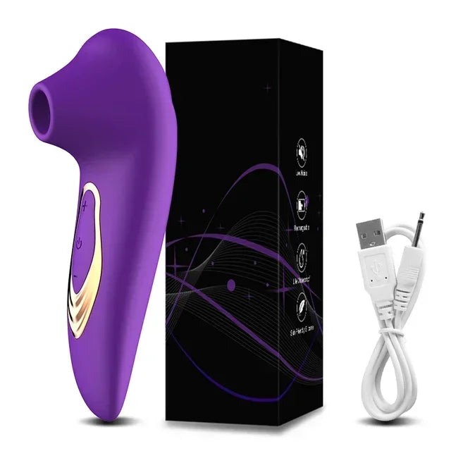 Powerful Sucking Vibrator Female Clitoral Nipple Massager 10 Frequency Vagina Vaccum Stimulator Sex Toys Adult Goods for Women