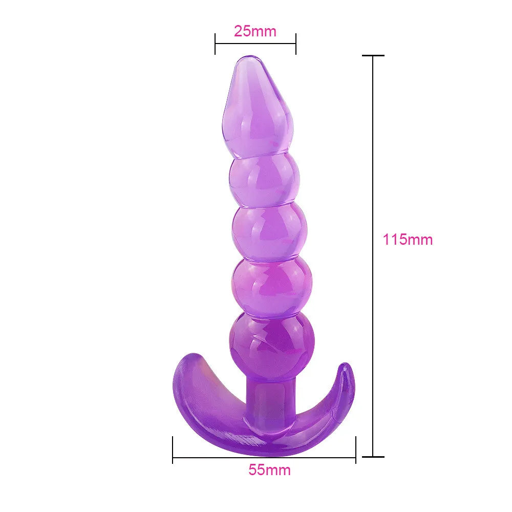 High Quality Soft Silicone Butt Plug Dildo Masturbation Anal Plug Gay Anal Dilator for Women Man Flirting Anal Massage Sex Toy