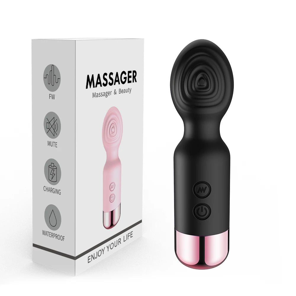 Mini Vibrator Female Clitoris Stimulator Sex Toys for Woman AV Magic Wand for Adult 18 Masturbator Siliconen Dildo Erotic