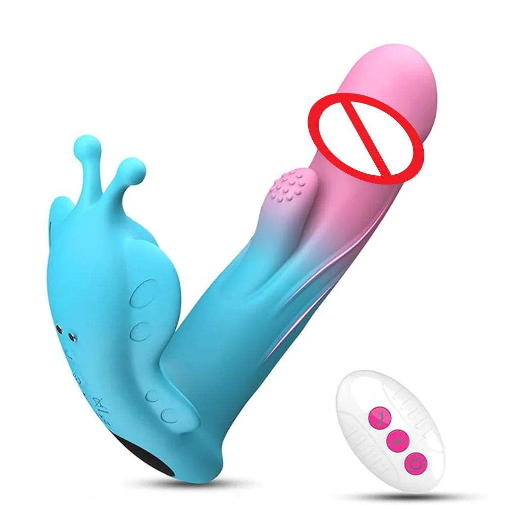 Wearable Flapping Vibrator Couples Sex Toys Remote Control G-Spot Clitoral Stimulator Dildo Adult Sex Toys for Women Couples