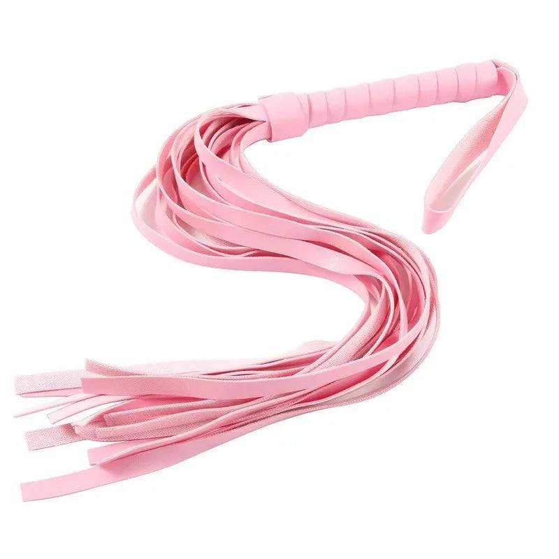 Restraint Flogger Adult Whip BDSM Sex Play Paddle with Tassels Role Play Slaves Punishment Spanking Whip for Couples Gay Flirt