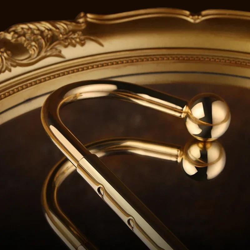 LOCKINK Metal Anal Hook Couple Adults Toys SM Posterior Anal Dilation Single Bead Adjustable Restraint Equipment for Men Women