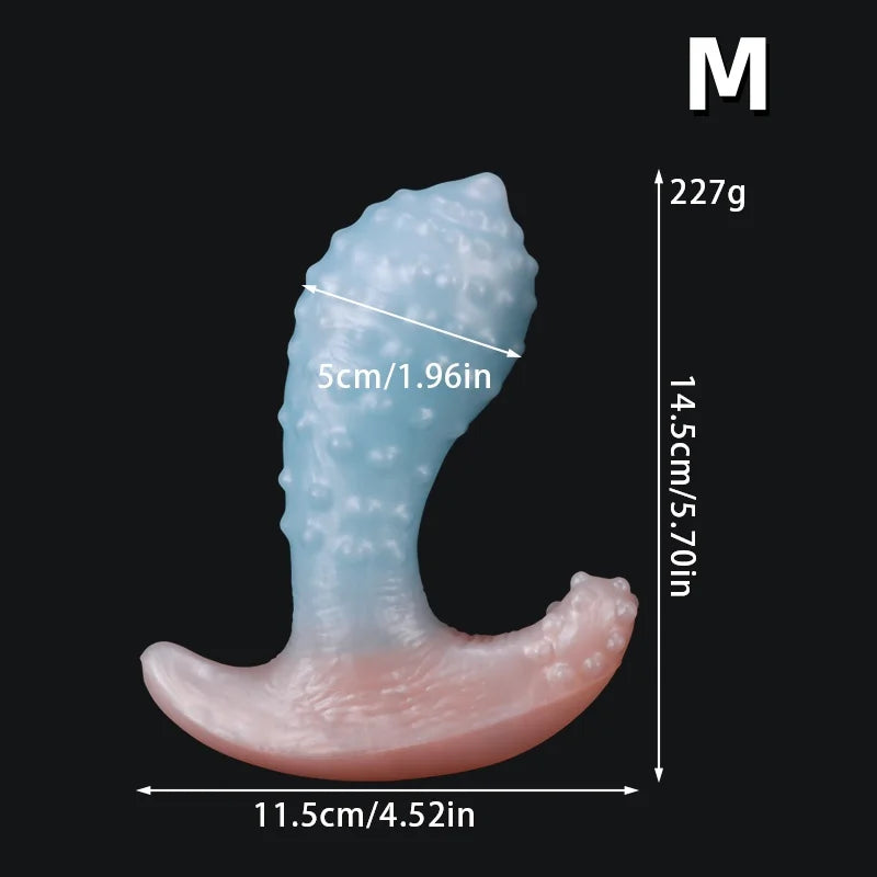 Silicone Jumbo Anal Plug Wearable Dildo Super Soft Anal Dilator Stimulation Vaginal Anal Plug Massager Sex Toys For Men And Wome