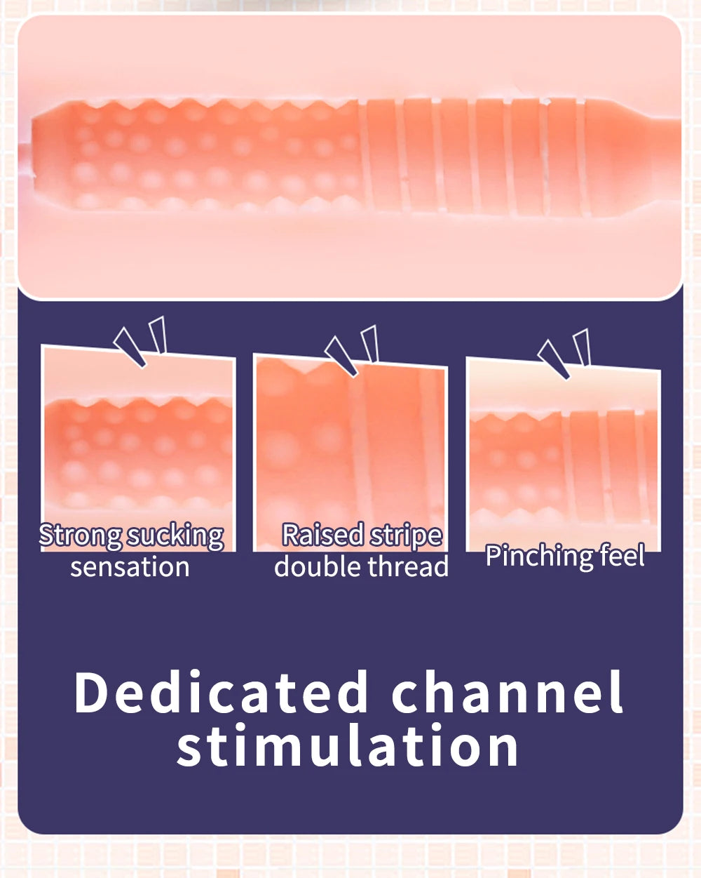 Realistic Vagina Sex Toys Scrotum Stimulator Safe Silicone Vaginal Male Masturbator Soft Pocket Pussy Male Sex Toys for Adult