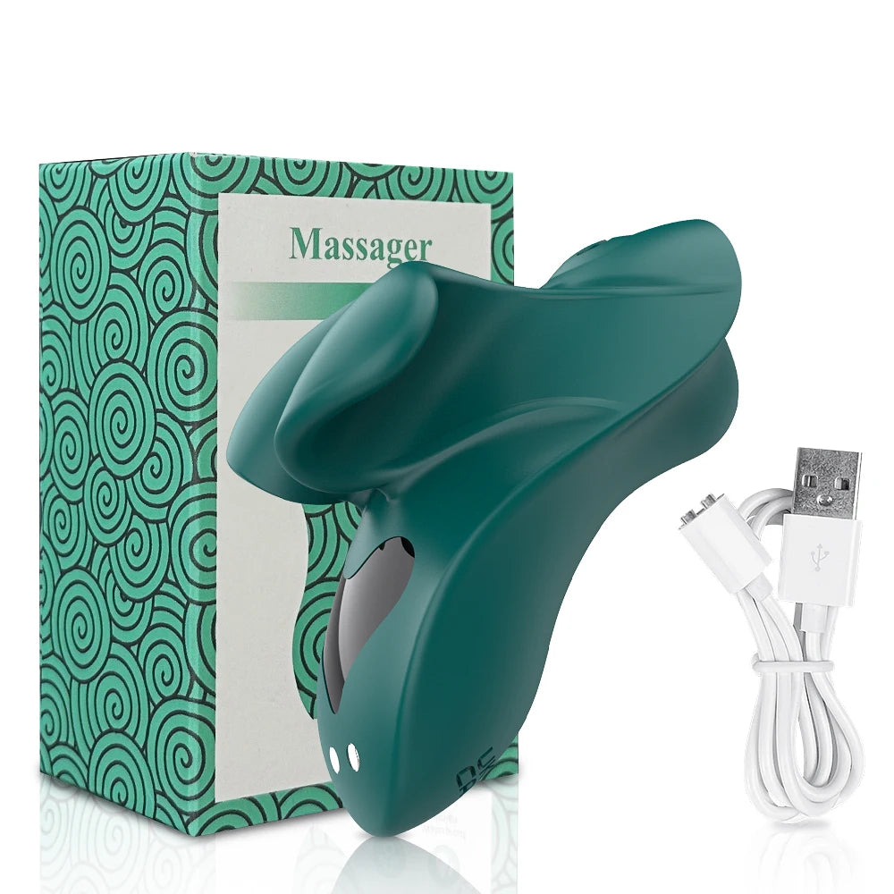 Mini Finger Vibrator for Women Clit Clitoral 9 Vibrating Modes Nipple G Spot Clitoral Stimulator Erotic Adult Toys Couples