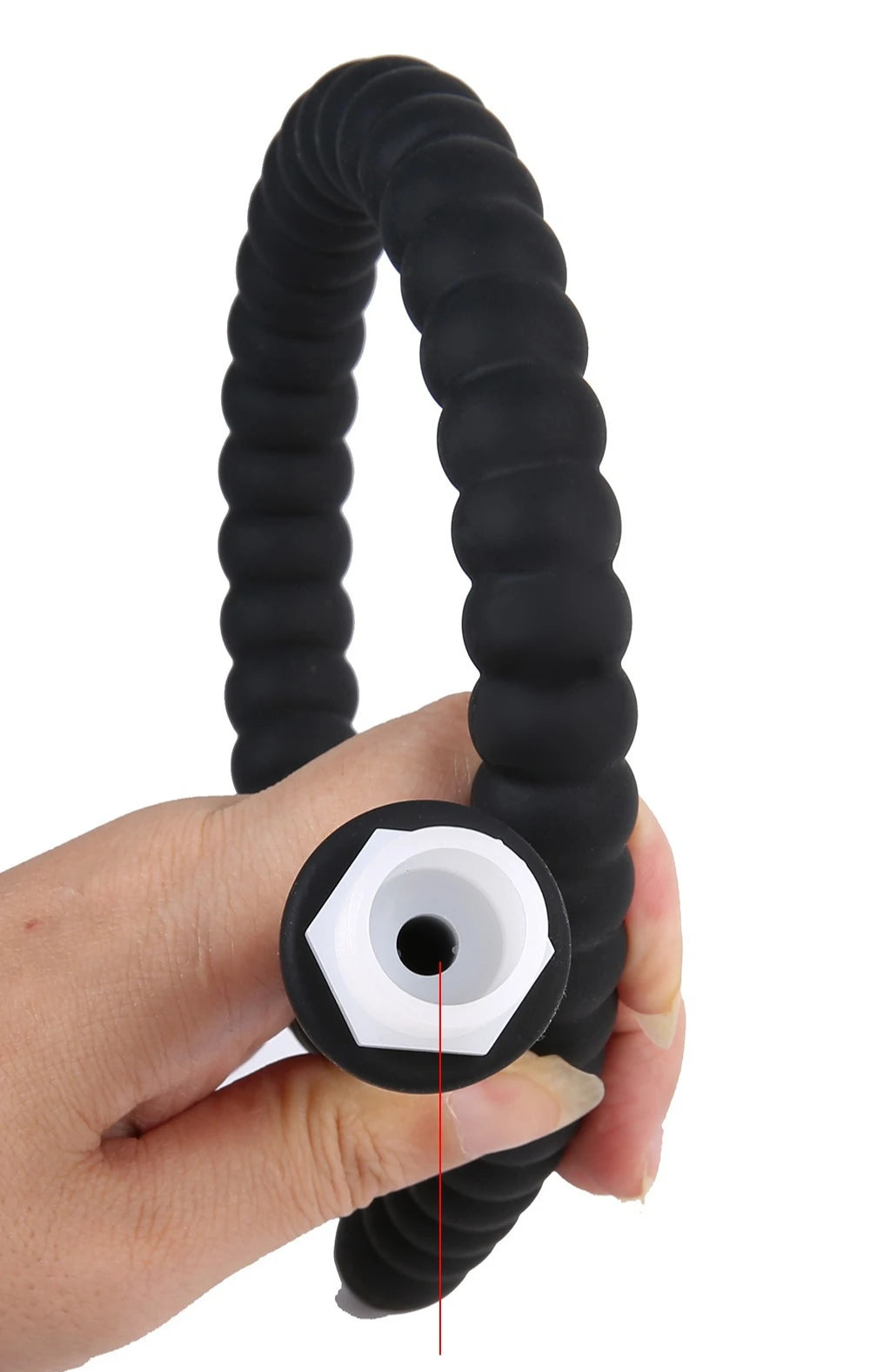 Long Silicone Butt Plug Vaginal Douche Tail Plug Accessory Suitable for Couples Deep Penetration Experience Adult Sex Toys 18+