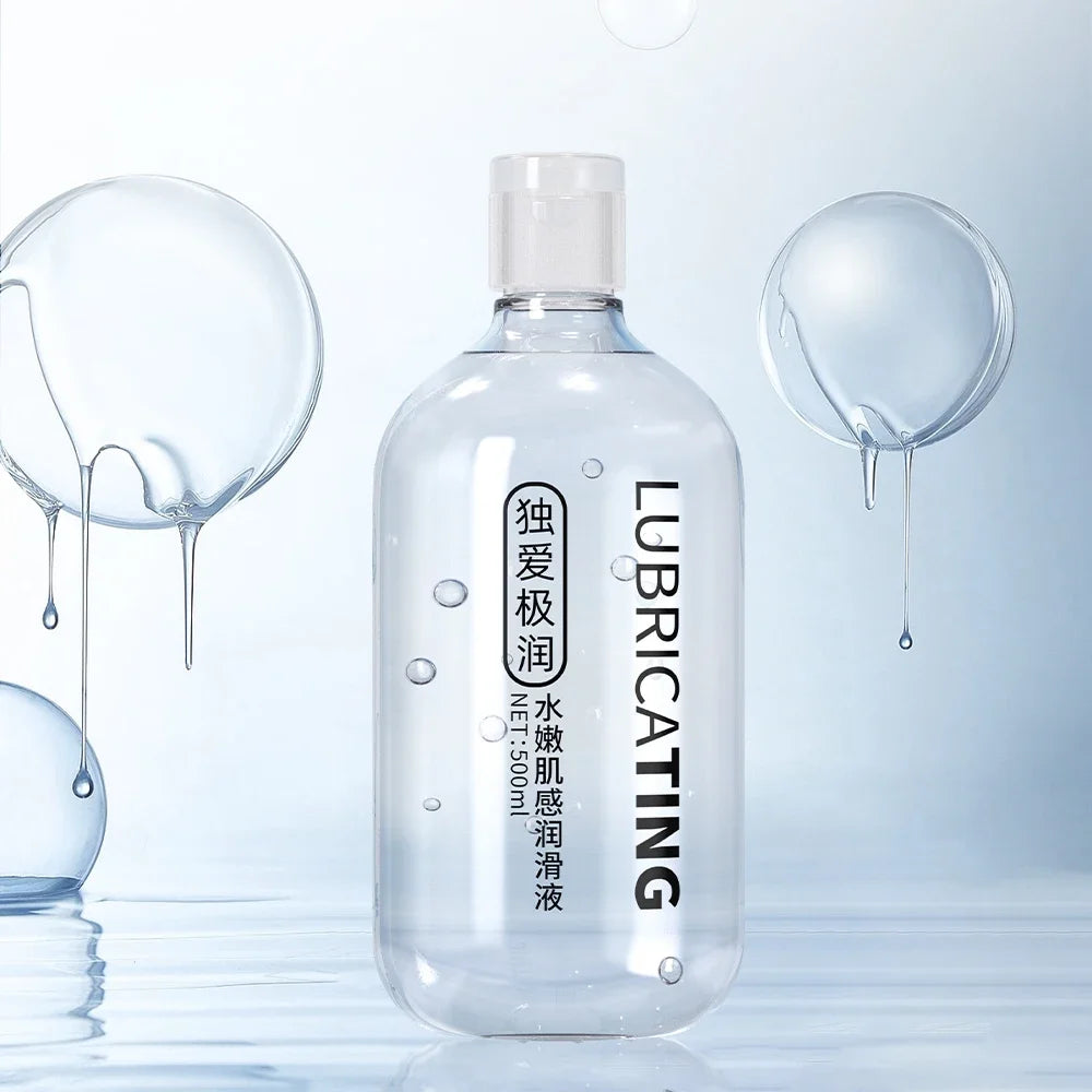 500ml Sex Lubricant Anal Lube Vaginal Lubricants Water Based Gel Gay Intimate Lubrication for Adult Women Men Masturbator
