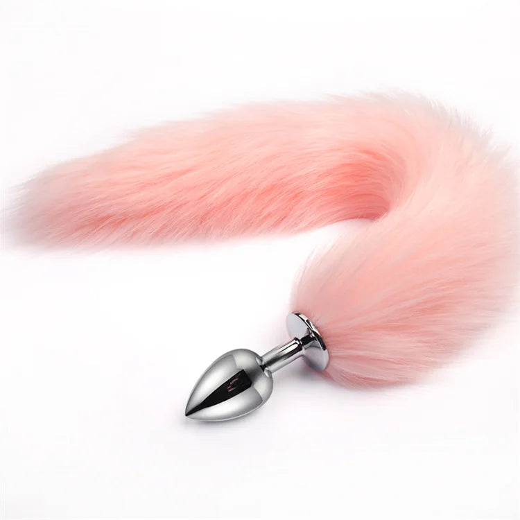 Role-playing Sex Games, Men and Women Sex Toys,1pcs,BDSM Three Size Dog Tail Anal Plug, Animal Tail Butt Plug