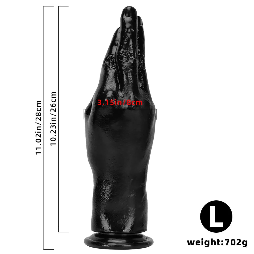 Vaginal Dilation G-spot Dildo Masturbate Sex Toys Anal Plug Suction Big Hand Anal Stuffed Butt Plug for Women Men Masturbation