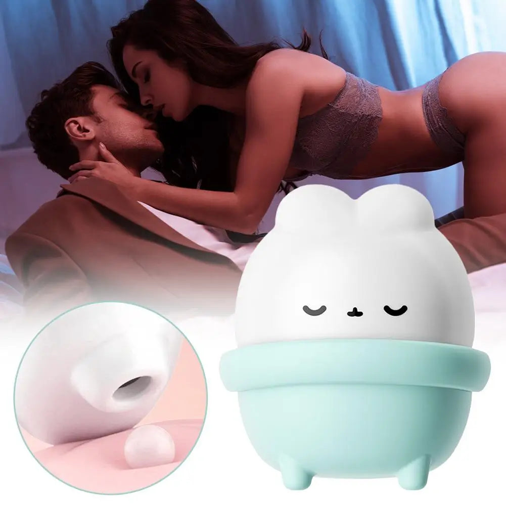 Sucking Vibrator For Women Clitoris Massage Cute Cartoon Rabbit Nipple Stimulator Massager Masturbation Sex Toys Adult Goods