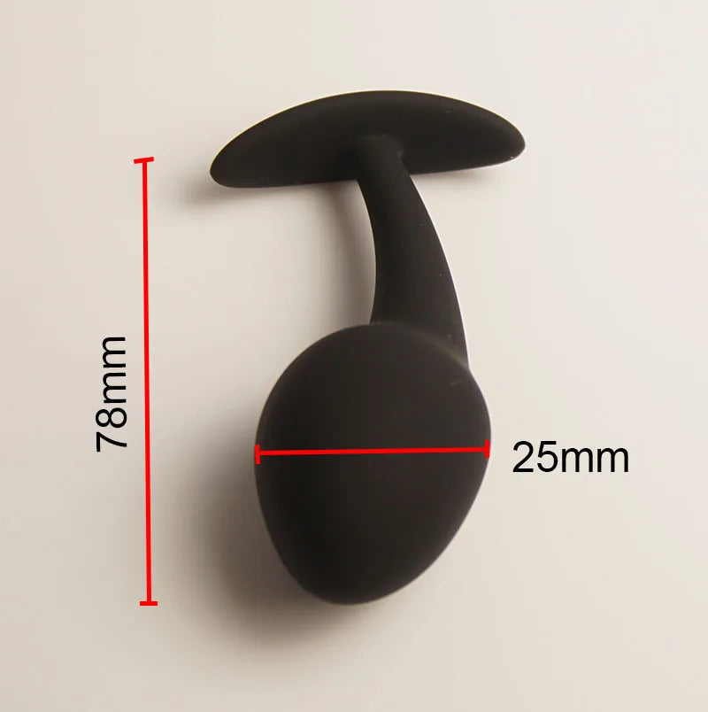 Silicone Anal Dilator Dildo Sex Toys,But Butt Plugs,Tadpole Shape Analplug Buttplug Butplug,Anus Ass Training Trainer ,Analsex