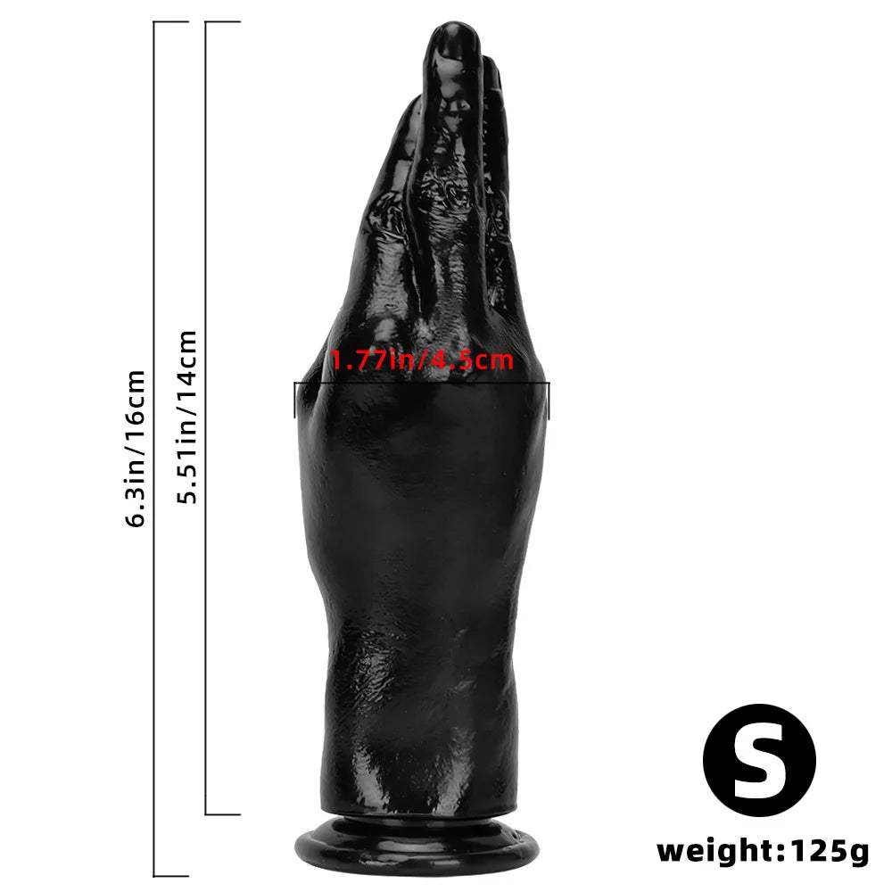 Vaginal Dilation G-spot Dildo Masturbate Sex Toys Anal Plug Suction Big Hand Anal Stuffed Butt Plug for Women Men Masturbation
