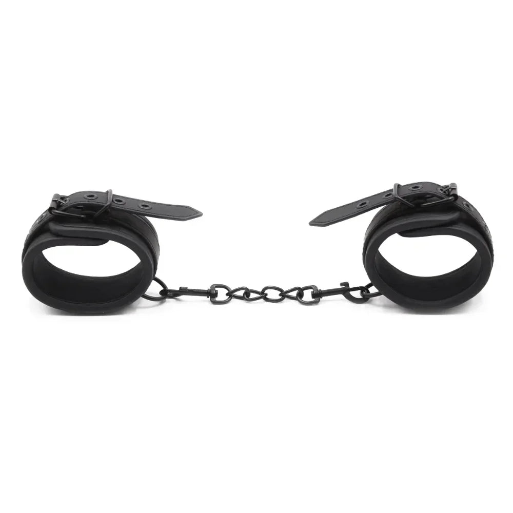 BDSM Sex Handcuffs Restraints Open Leg Ankle Cuffs SM Bondage Harness Bed Bandage Straps Slave Sex Toy Erotic Accessories Kits