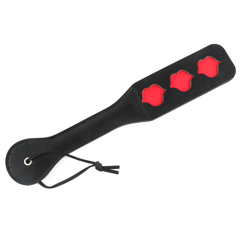 BDSM Bondage Whips with Fetish Slave Hand Shoot Spanking Paddle Double Beat Exotic Accessories for Couple Flirting Sex Toys