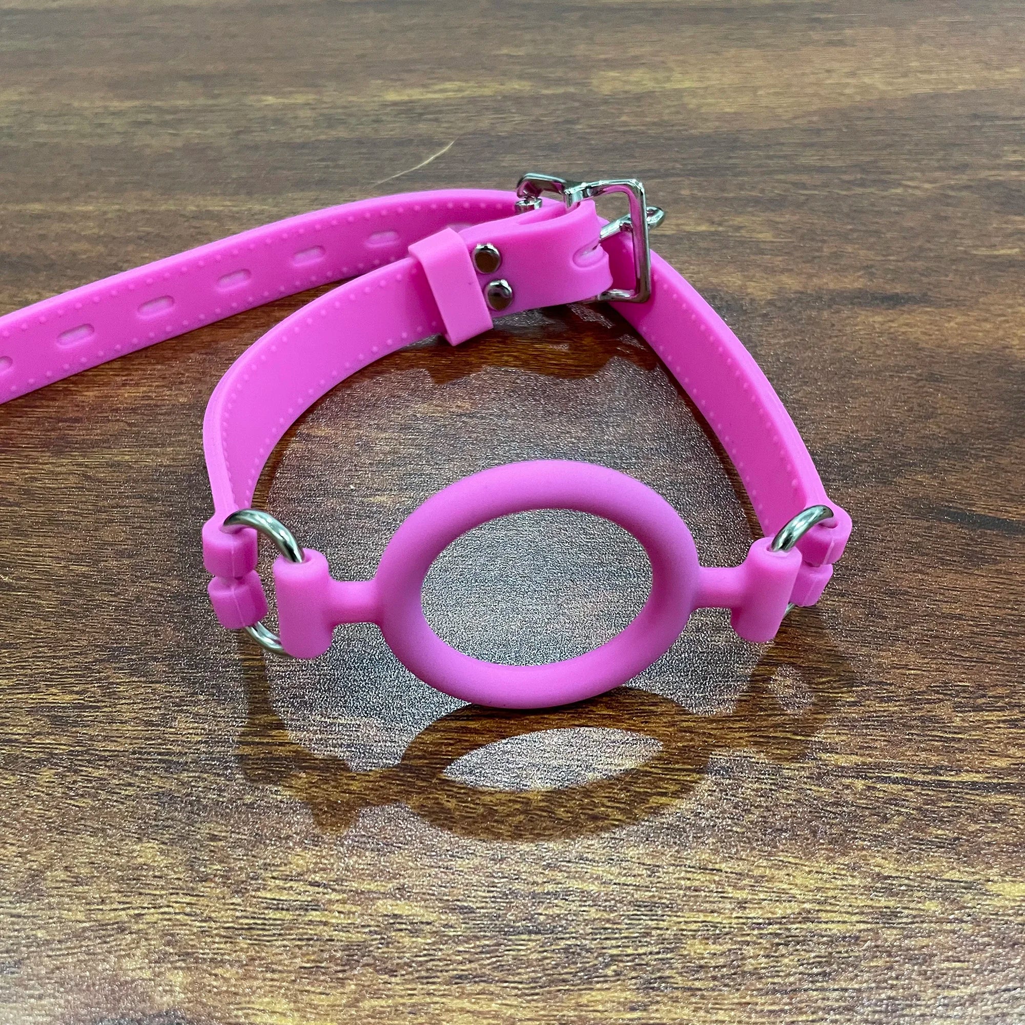 Silicone Open Mouth Oral Gag O Ring Full Silicone Head Harness Straps Couples Slave BDSM Adult Games Sex Products for Women Gay