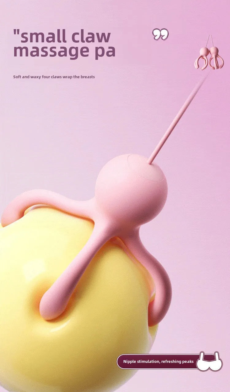 Electric Nipple Vibrator Female Breast Massage Nipple Clip Enhancer Nipple Sucking Stimulator Female Masturbator Adult Products