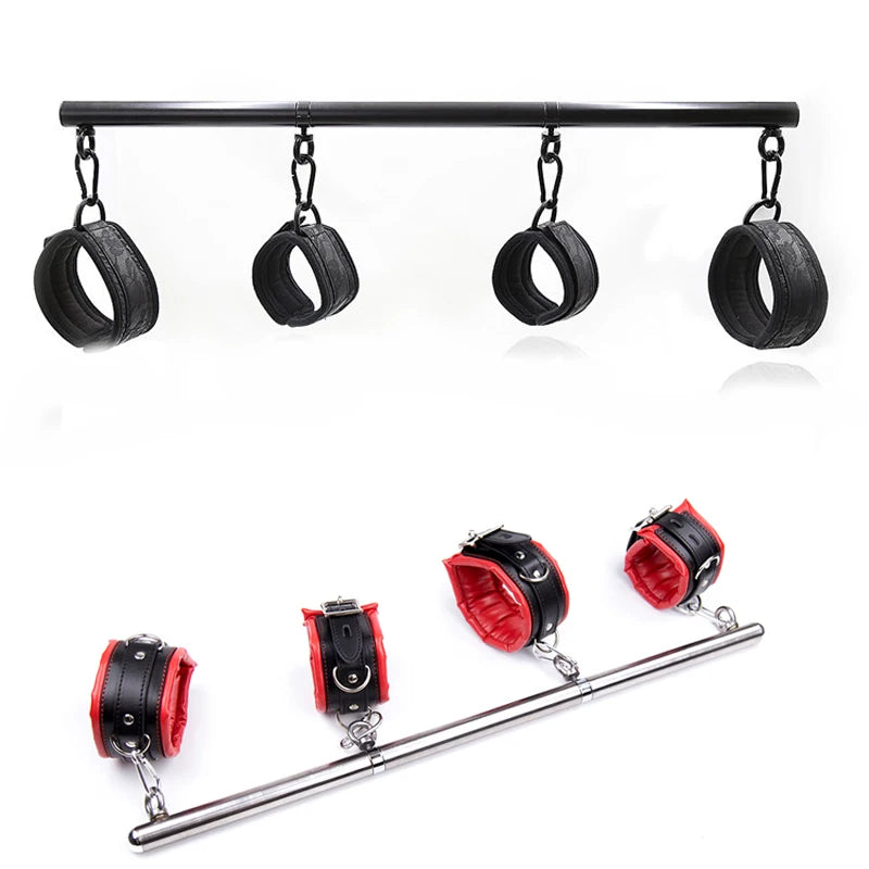 Metal Spreader Bar For Handcuffs & Ankle Cuffs BDSM Slave Restraints Device Bondage Sexy Toys For Couples Adult Games