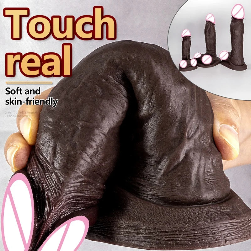 Soft Big Dildo Realistic Slicone Male Artificial Penis With Suction Cup Dick For Woman Masturbator Adult Sex Toys Stiff Dildos