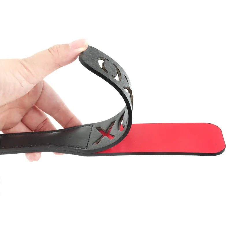BDSM Bondage Whips with Fetish Slave Hand Shoot Spanking Paddle Double Beat Exotic Accessories for Couple Flirting Sex Toys