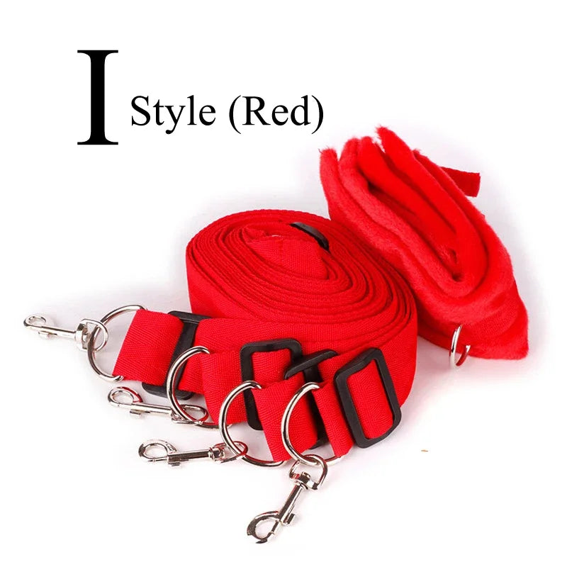 BDSM Bed Strap Bondage Alternative Binding on The Bed with Plush Binding Sex Toys,Flirting Handcuffs Footcuffs,Sm Self Bondage