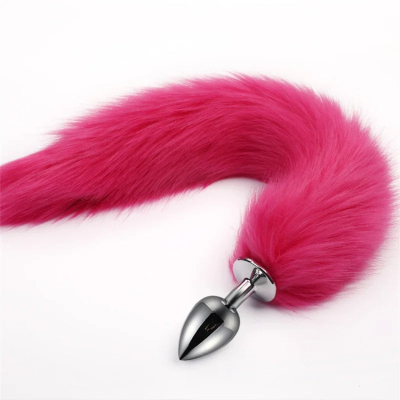 Role-playing Sex Games, Men and Women Sex Toys,1pcs,BDSM Three Size Dog Tail Anal Plug, Animal Tail Butt Plug