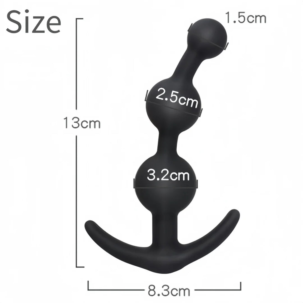 18+ Adult Silicone Anal Plug Bead anus Sex Toys Big Balls G-Spot Stimulating Butt Plug for Women Massager Erotic sextoys Couples