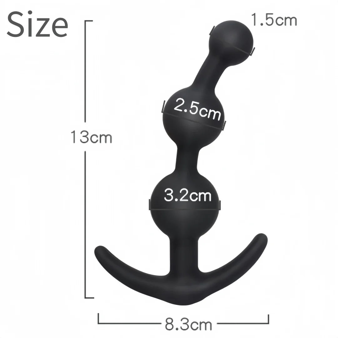 18+ Adult Silicone Anal Plug Bead anus Sex Toys Big Balls G-Spot Stimulating Butt Plug for Women Massager Erotic sextoys Couples
