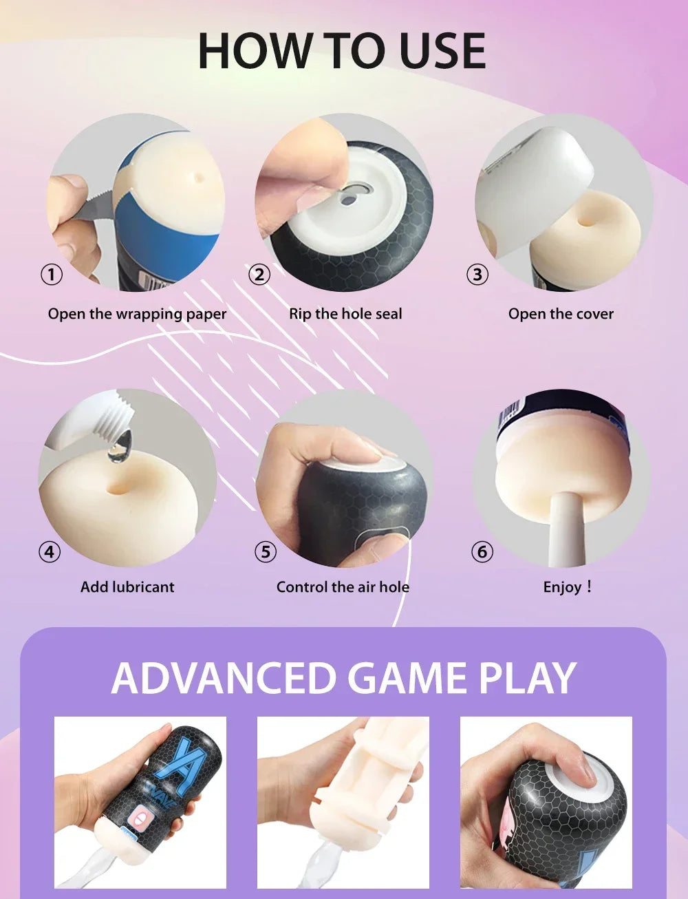 Powerful Male Masturbator Sex Toys for Men Pocket Pussy Artificial Vagina Blowjob Massager Fleshlight Adult Supplies 18+