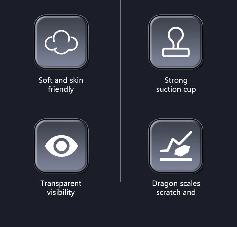 Dragon Scale Dildo Female Toys Sex Toys Strong Suction Cup Realistic Transparent Penis Dildo Penis Dildo Adult Masturbation
